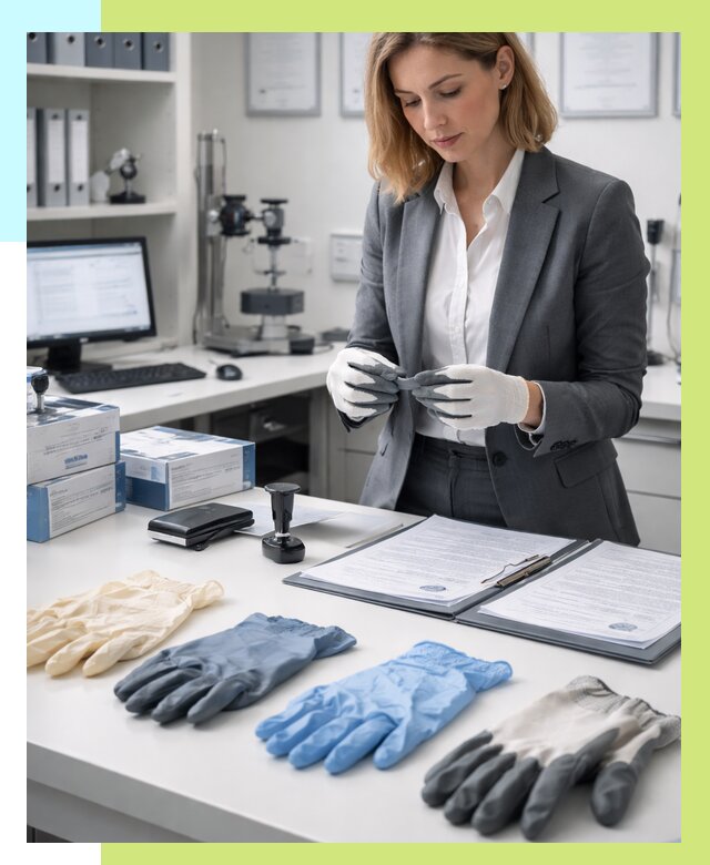 Сертификация перчаток в Сергиеве Посаде от 8699 р. | Алешин-Сгп