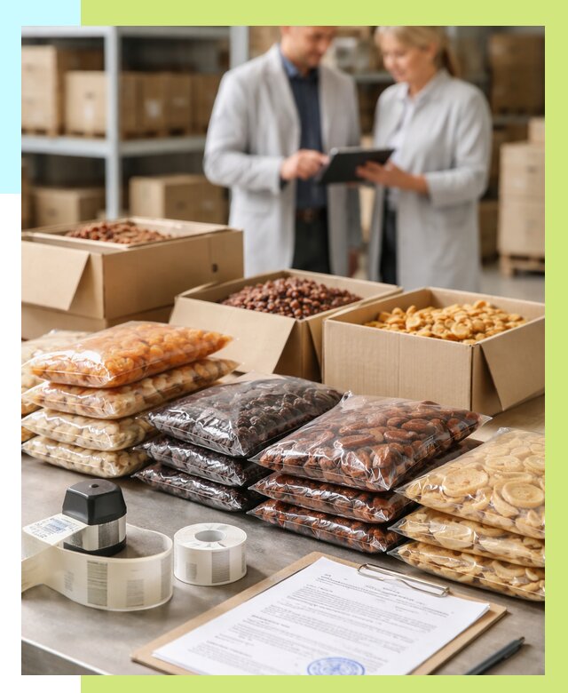 Сертификация сухофруктов в Сергиеве Посаде от 12281 р. | Алешин-Сгп под ключ