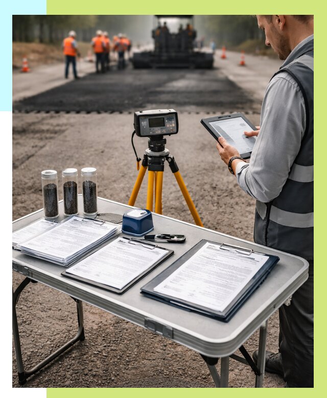 Сертификация асфальта в Сергиеве Посаде от 25585 р. | Алешин-Сгп