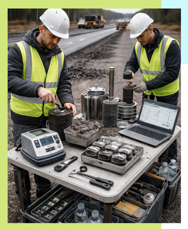 Сертификация асфальта: испытания и подтверждение в Сергиеве Посаде