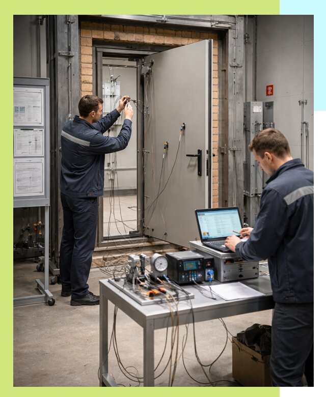 Сертификация противопожарных дверей в Сергиеве Посаде по ГОСТ и ТР