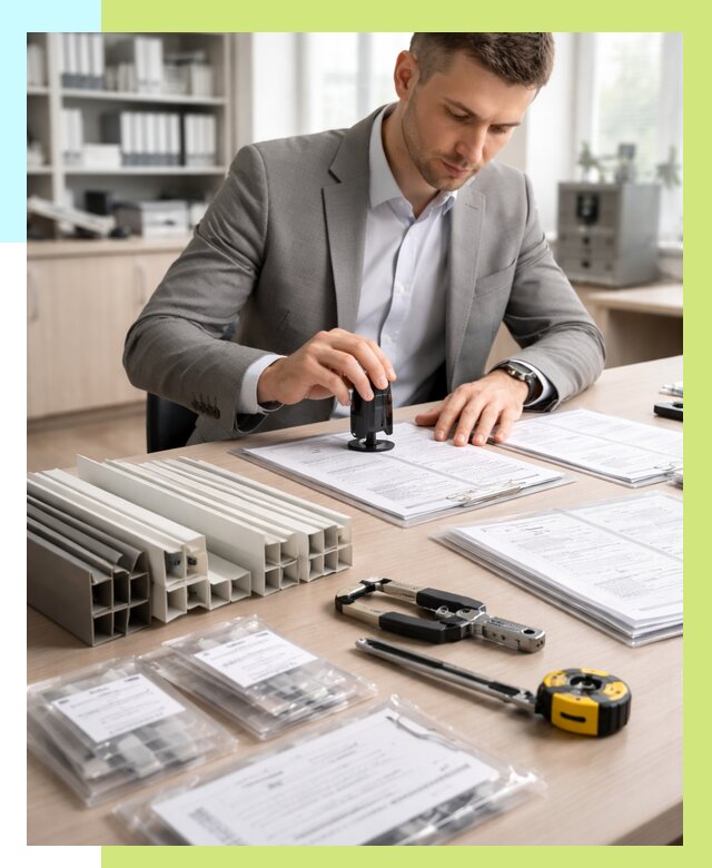 Сертификация ПВХ продукции в Сергиеве Посаде от 8699 р., Алешин-Сгп