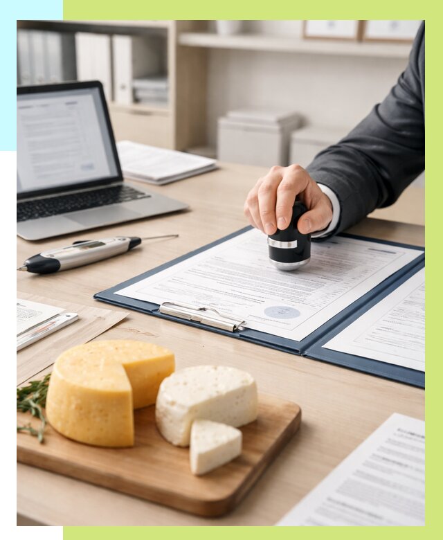 Сертификация сыров в Сергиеве Посаде от 15351 р | Сертификат на сыр Алешин-Сгп