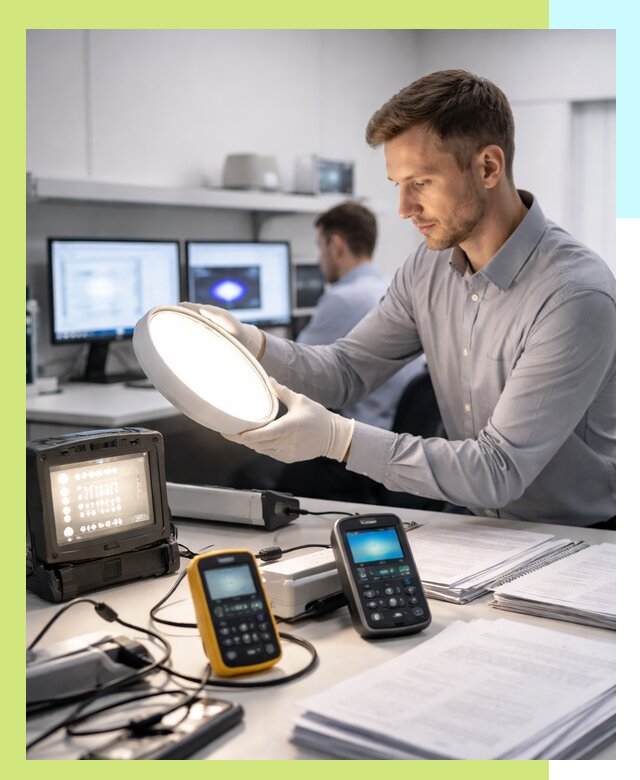 Сертификация светильников в Сергиеве Посаде: испытания и оформление