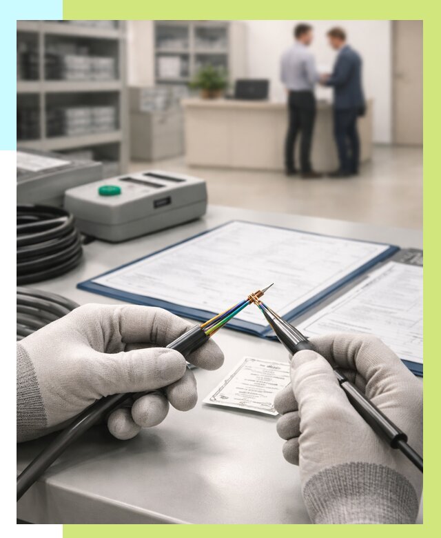 Сертификация провода в Сергиеве Посаде от 18421 р. в Алешин-Сгп