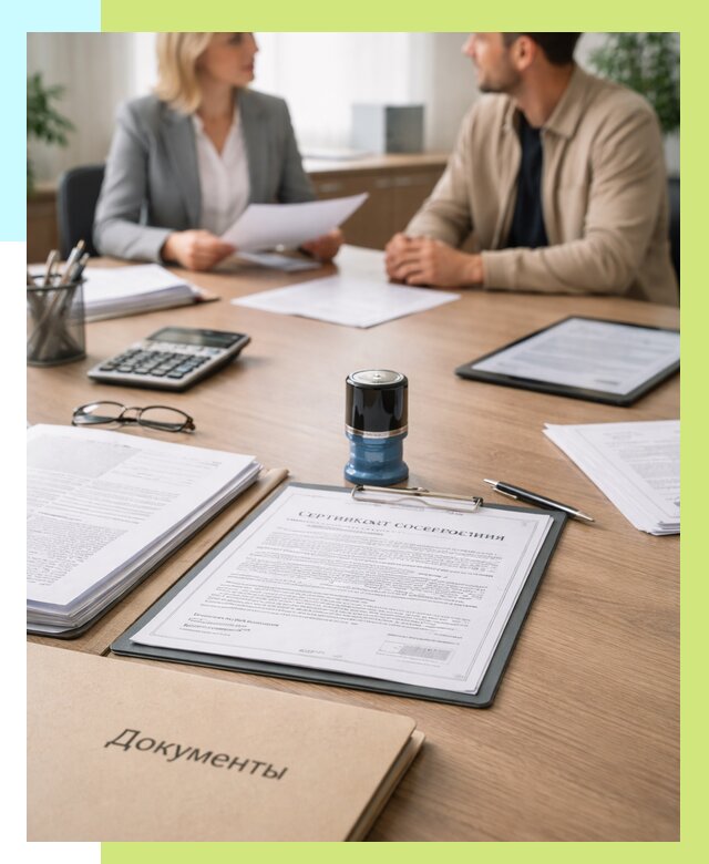 Сертификат соответствия на продукцию в Сергиеве Посаде от 15351 р.|Алешин-Сгп