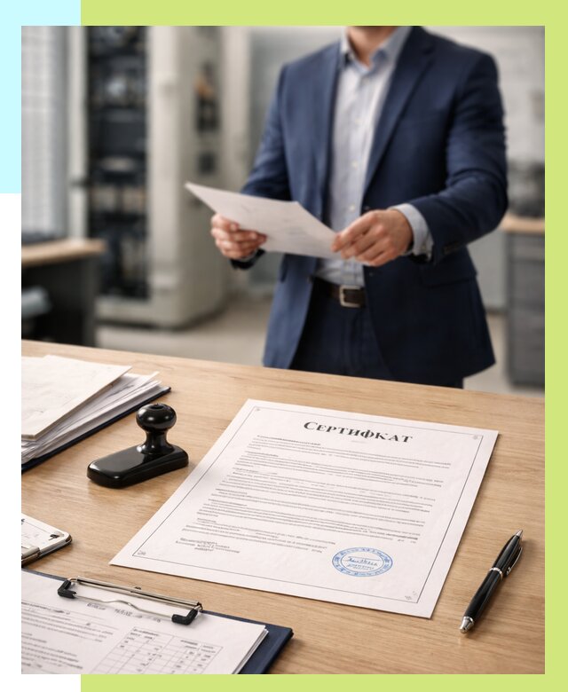 Сертификат на оборудование в Сергиеве Посаде от 15351 р. | Алешин-Сгп