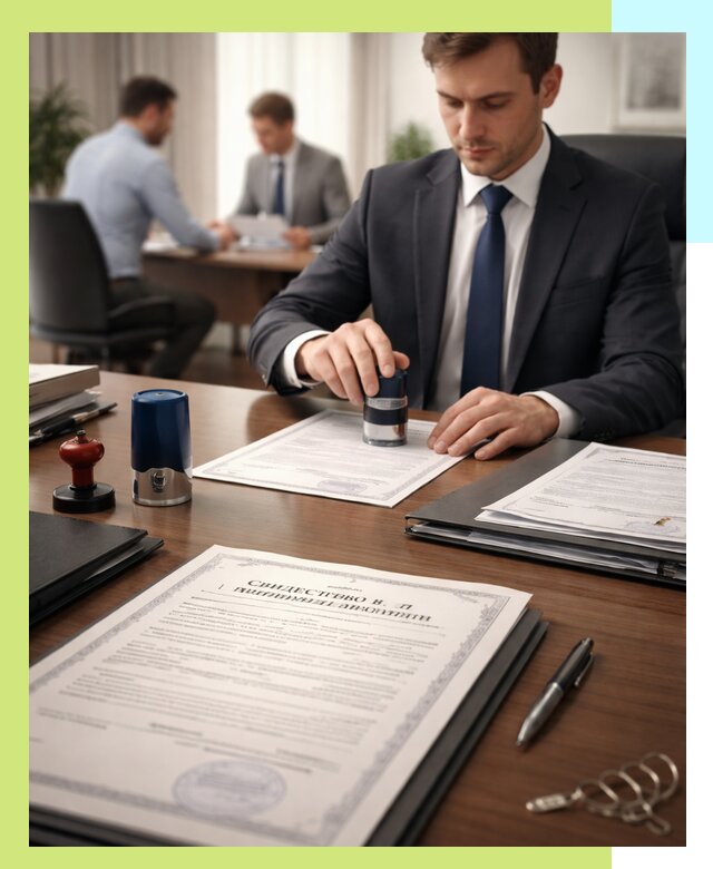 Оформление свидетельства о государственной регистрации в Сергиеве Посаде