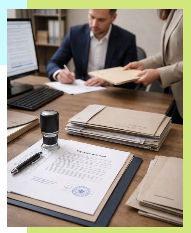 Отказное письмо для таможни в Сергиеве Посаде от 3070 р, Алешин-Сгп