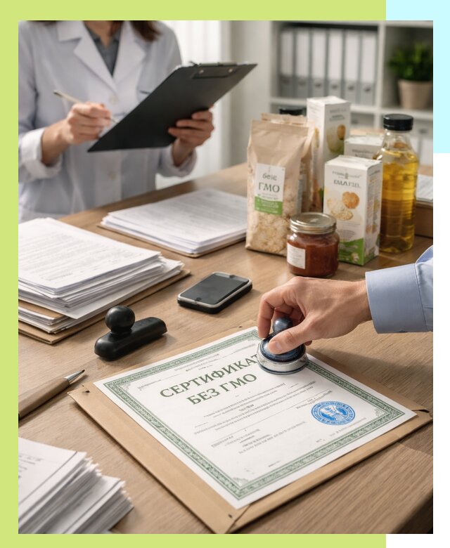 Получение сертификата Без ГМО для продукции в Сергиеве Посаде