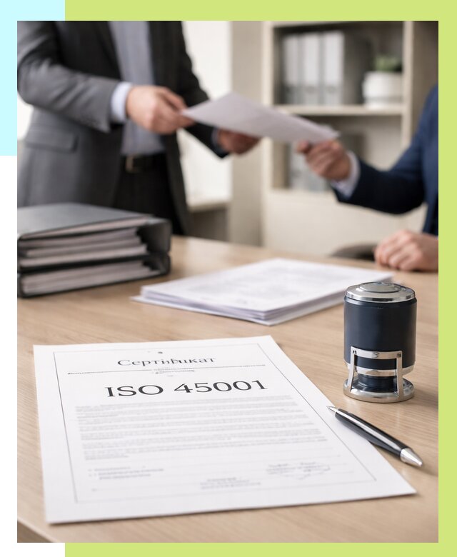 Сертификат ISO 45001 в Сергиеве Посаде под ключ от 46053 р. | Алешин-Сгп